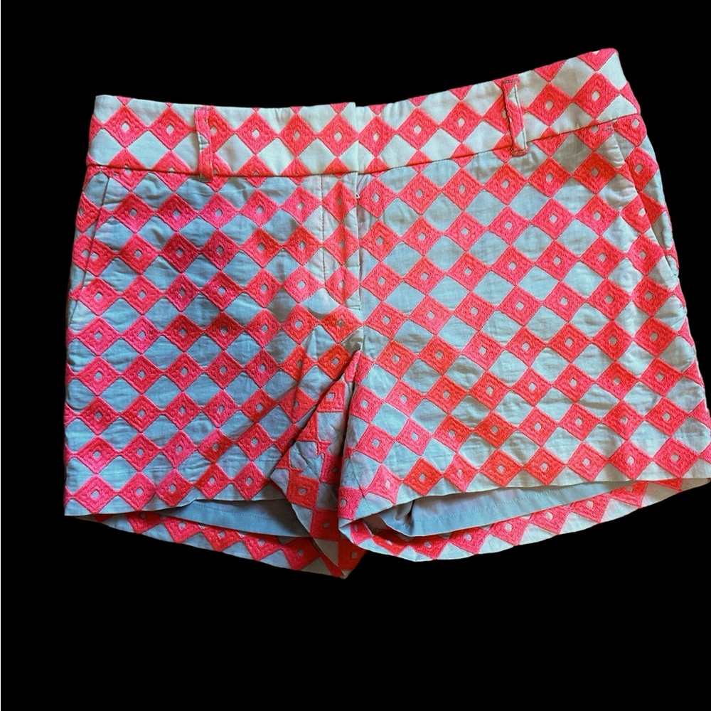 2080 LOFT Textured Melon and Taupe Shorts
